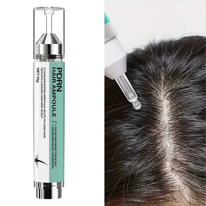 Ampoule capillaire à la kératine et à la biotine, hydrate et répare en profondeur les cheveux, augmente l'hydratation du cuir chevelu pour un aspect sain.