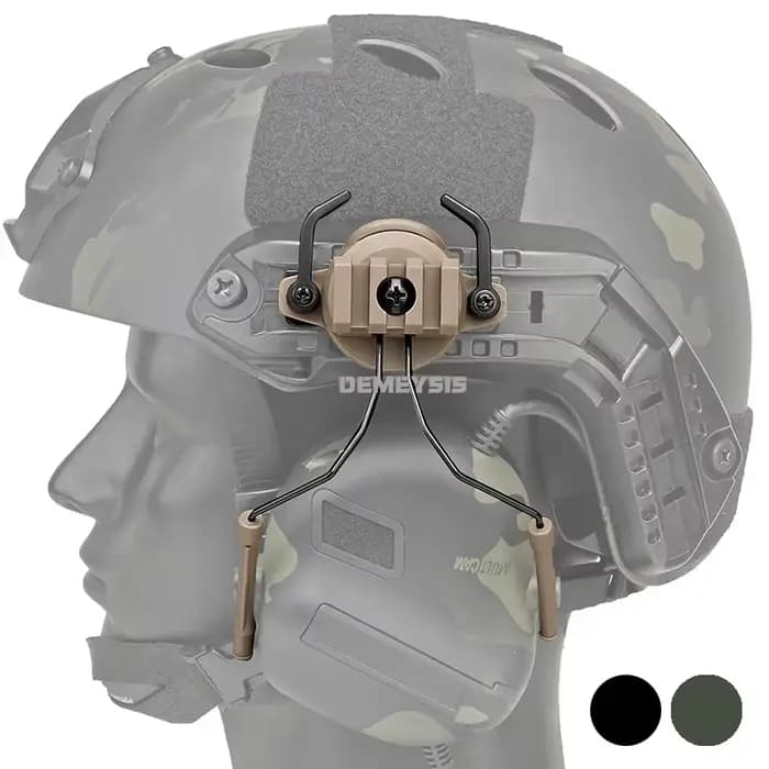Accessoires de casque tactique, support de casque Airsoft, ensemble d'adaptateurs de Rail rapides, support de Suspension de Rail réglable