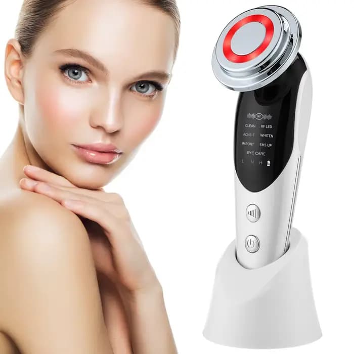 Mésothérapie faciale électroporation RF radiofréquence LED Photon Lifting du visage serrer l'élimination des rides soins de la peau masseur de visage