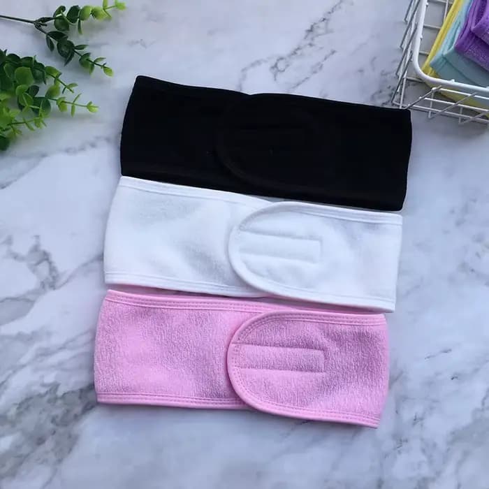 Bandeaux larges réglables pour femmes, bandeau de maquillage, lavage du visage, cosmétique, sauna, accessoires de maquillage pour dames