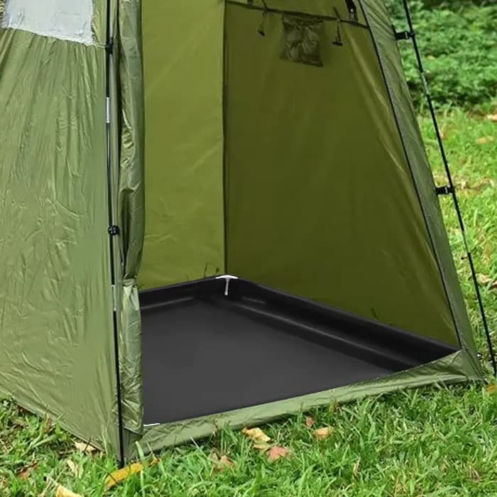 Bac de douche avec drain, base de bain autoportante d'extérieur, base de douche portable, plateau pliable pour camping en plein air, tente, camping-car, randonnée