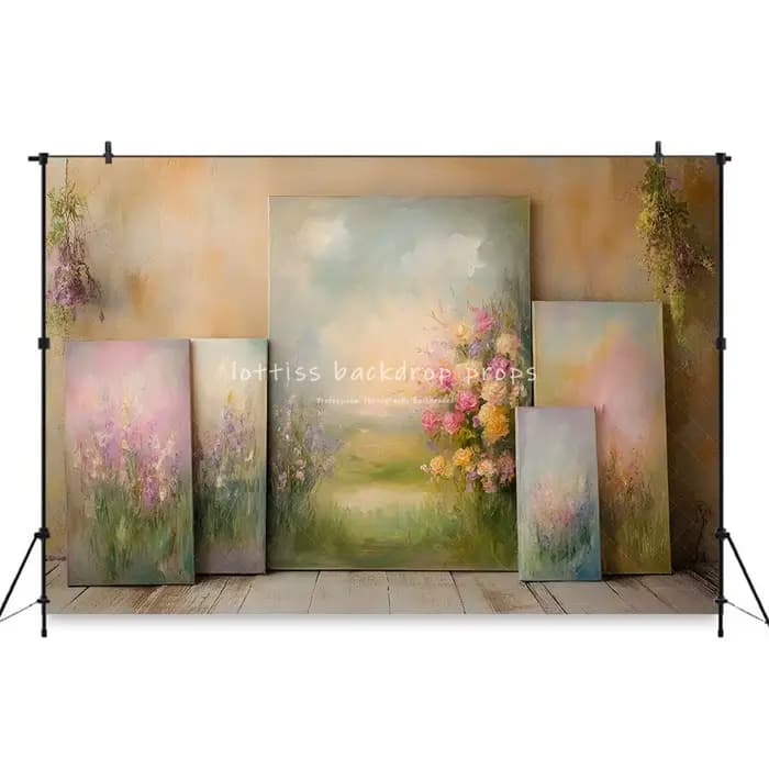 Papillon jardin gâteau Samsh décors enfants bébé photographie enfant Photocall printemps ballons floraux nœuds papillon Style arrière-plans