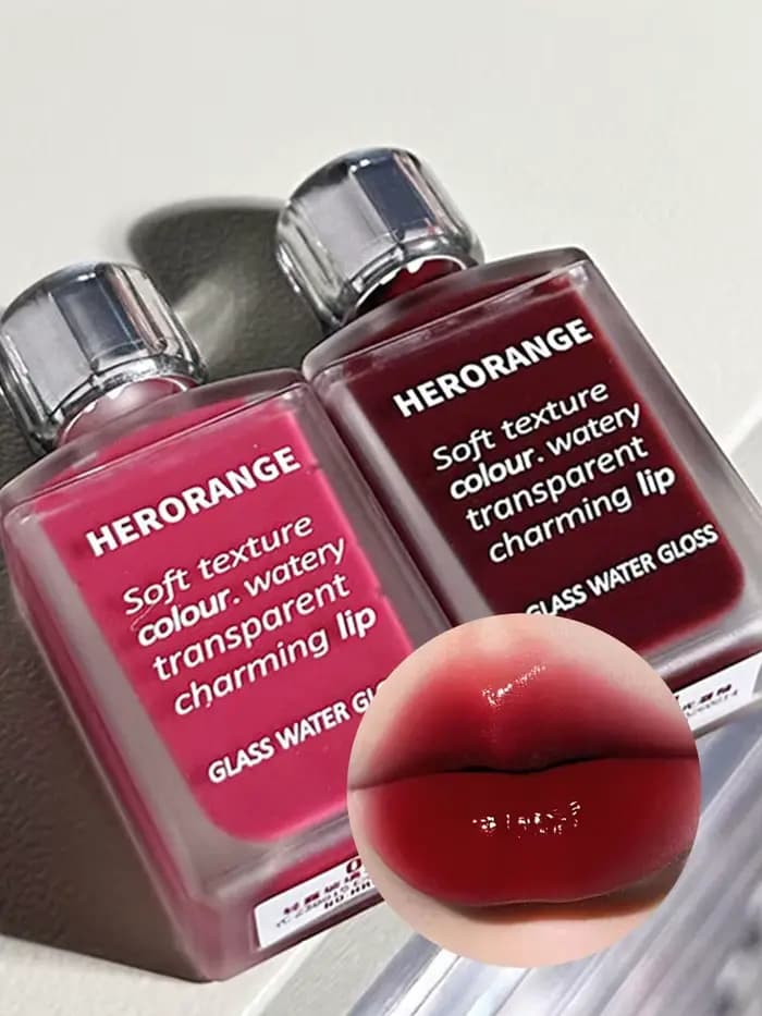 Lèvres repulpées hydratantes effet miroir couleur