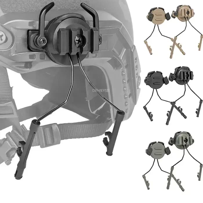 Accessoires de casque tactique, support de casque Airsoft, ensemble d'adaptateurs de Rail rapides, support de Suspension de Rail réglable
