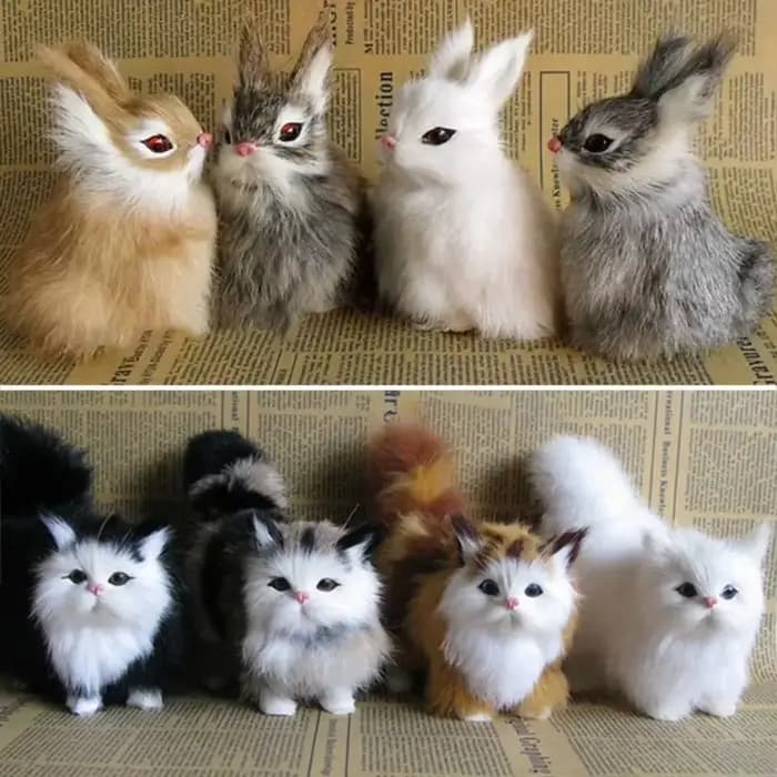 Fourrure de renard brun de simulation, modèle de renard accroupi, monde d'animaux avec leges, figurines d'action, ornement 216.239., décoration d'intérieur animale, nouveau