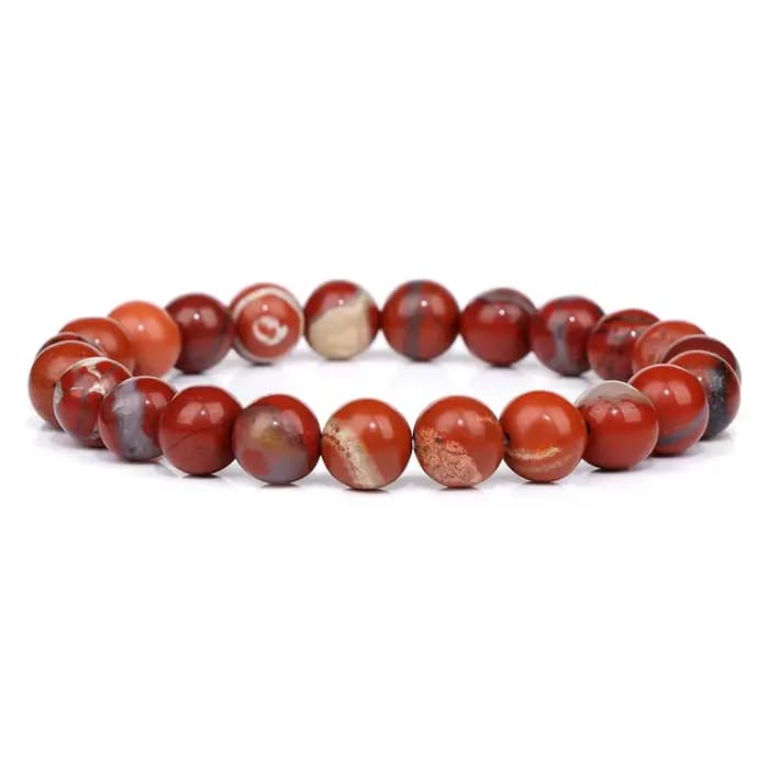 Bracelets en pierre naturelle rouge, perles de 8mm, Agates, Turquois, œil de tigre, Yoga, méditation, bijoux cadeaux pour femmes et hommes