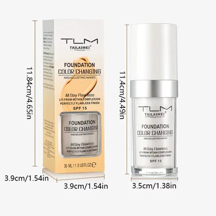 30ml fond de teint magique couleur changeante