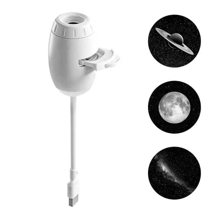 Mini projecteur d'étoiles galactiques deux-en-un, veilleuse, lumière d'ambiance pour la maison, décoration de chambre et de voiture, cadeau pour enfants