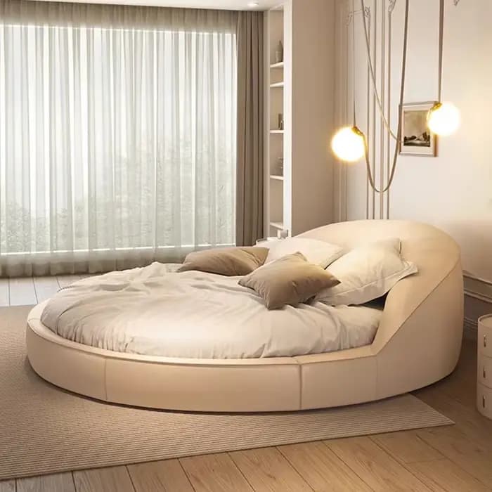 Lit de princesse simple, esthétique minimaliste, design tendance et doux, organisateur de lit, capitonné, Camas De Dormitorio, meubles de maison