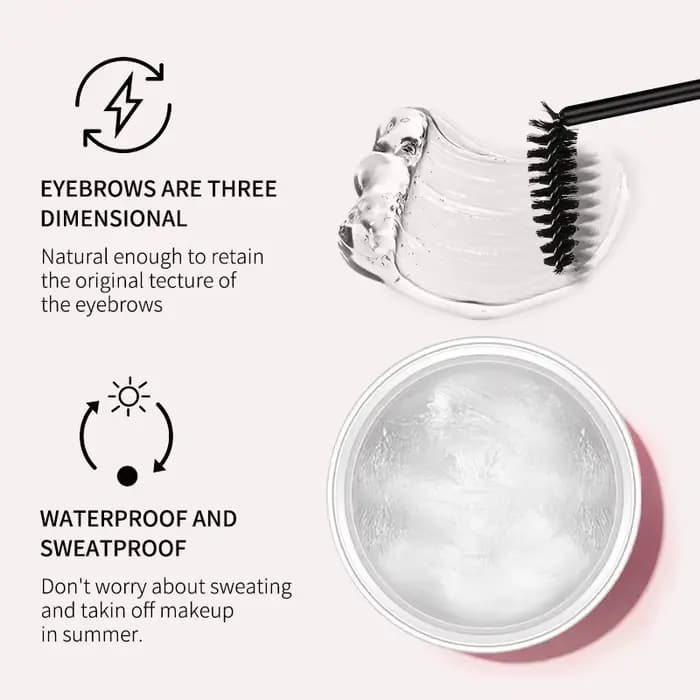 Gel coiffant pour sourcils 3D, cire à sourcils sauvage, imperméable, longue durée, facile à porter, façonnant les sourcils, maquillage, sculpture, savon, cosmétiques