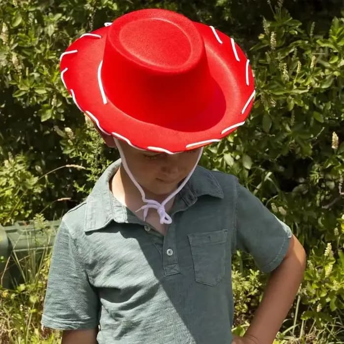 Chapeau de cowboy en feutre marron-rouge, réglable, à large bord, style western, pour sports de plein air, escalade, activités en milieu sauvage, accessoires de fête