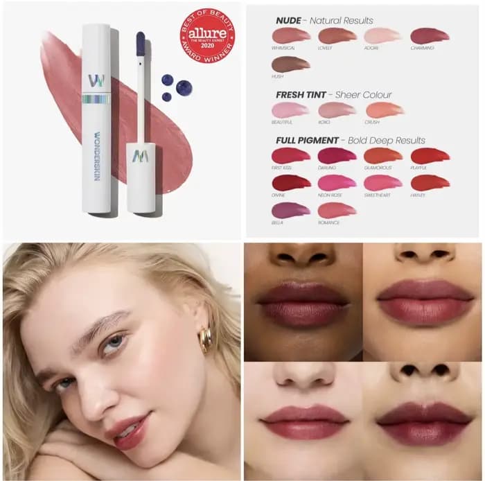 Wonderskin Original Tear Lip Glaze XOXO ROMANCE LOVELY CHARMING WHIMSICAL DIVINE Wonder Blading Lip Dyeing Mask Matte Lip Blam