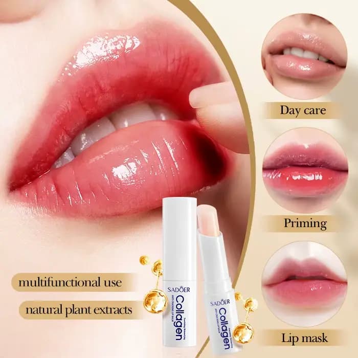 SADOER collagène baume à lèvres hydratant Anti fissuration éclaircissant réparation nourrissant