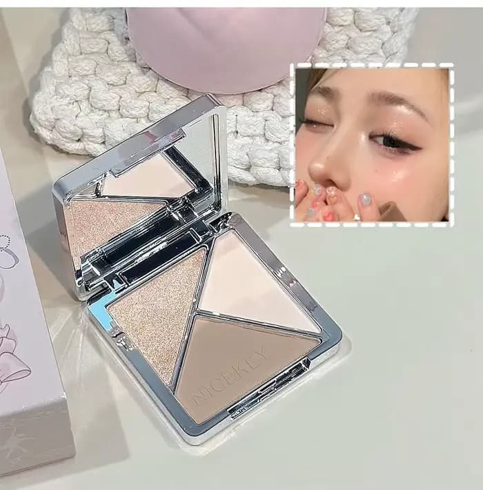 Kit de maquillage NICEKEY comprenant 4 gloss mats