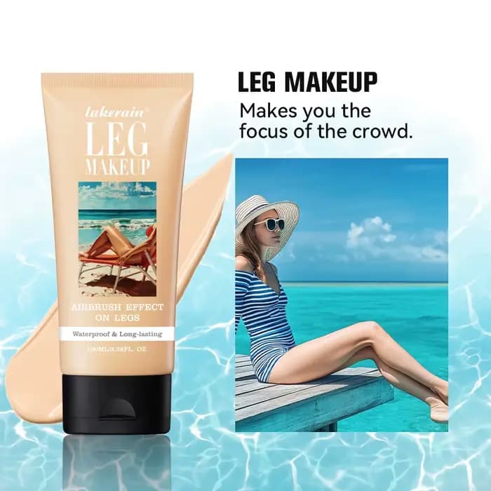 Fond de Teint Corps Waterproof Effet Bronze avec Houpette Gratuite