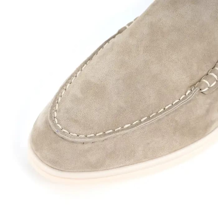 Chaussures plates de luxe en cuir pour femmes, mocassins de créateur, chaussures de marche confortables pour femmes, chaussures décontractées d'été, décontractées 44