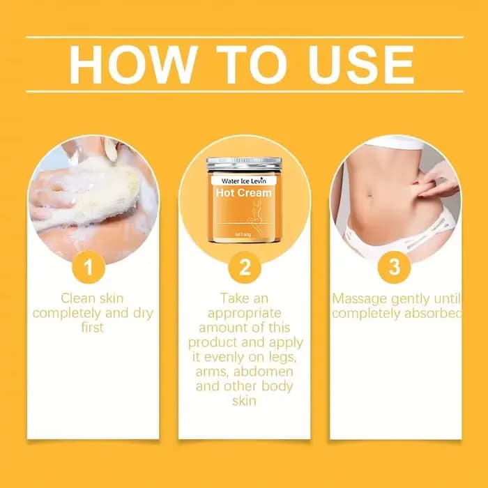 Crème de massage pour le corps entier, compresse chaude pour resserrer les muscles abdominaux
