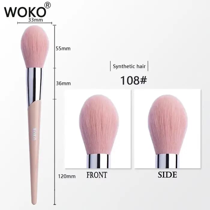 1 pièces pinceau de maquillage visage Contour poudre fond de teint bronzant crème Blush fard à paupières tache Eyeliner mode Fenty Style outil de beauté