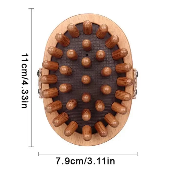 Brosse de Énergie d'œuvre dien pour le Corps, Peigne à Cheveux, Coussin d'Air pour Cuir oral elu, Anti Cellulite, Relaxation de la Pression