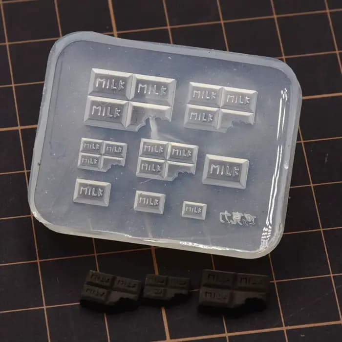 Moule à gâteau l'inventaire en silicone, poterie, argile céramique, chocolat, mini dessert, outils de bricolage