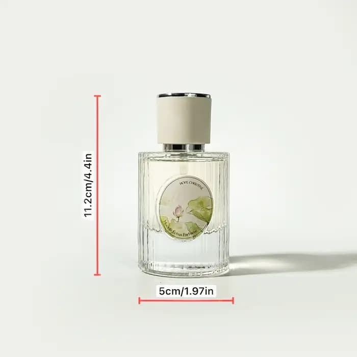 Parfum de lotus frais, fragrance florale et boisée longue durée, beauté orientale, mélangé à du lotus et du jasmin