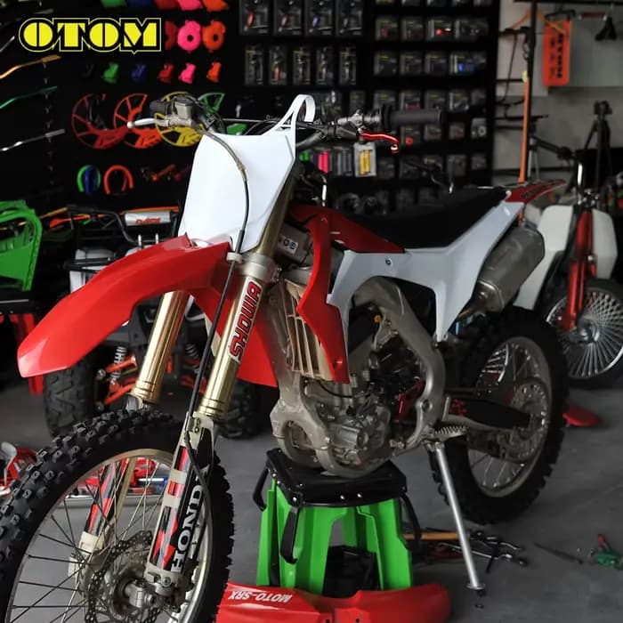 Support de plaque d'immatriculation avant pour moto HONDA, panneau de nom, carénage, accessoires pour moto tout-terrain CRF250R CRF450R
