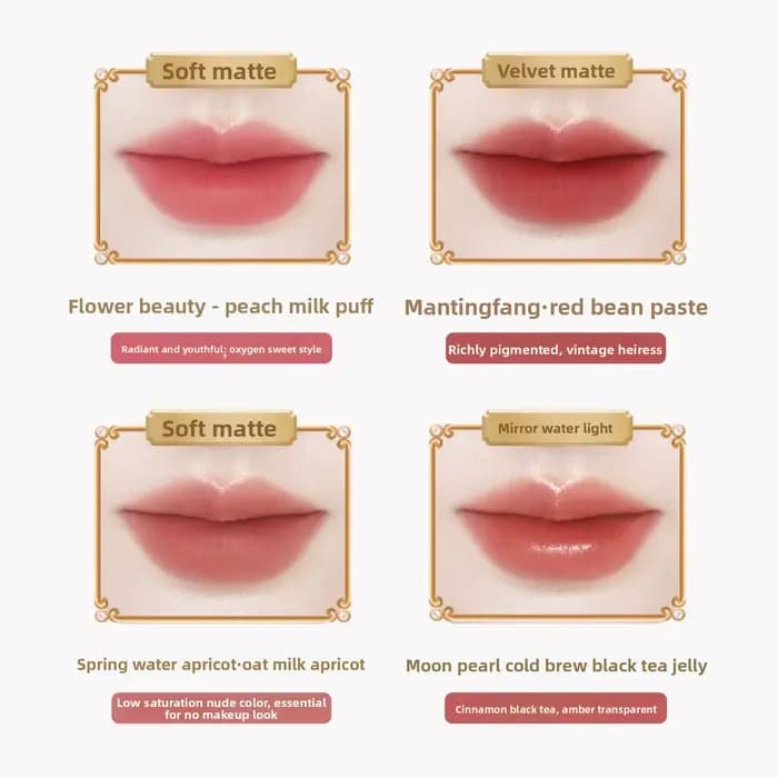 Ensemble de gloss et de rouge à lèvres Jewel Garden – Kit de maquillage