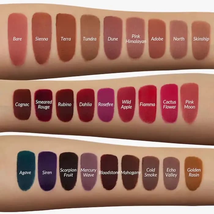 Kaleidos Goth Lipstick Matte Soft Moist Nude Lip Mud Cream Black Red High Pigment Smoky Non-stick Cup Lasting Lip Makeup