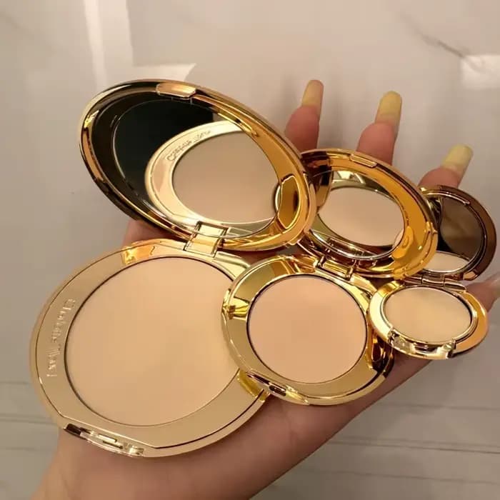 CT Face Foundation Setting Spray et Poudre Compacte Fond de Teint Liquide Lissant Super Fini Contrôle du Sébum