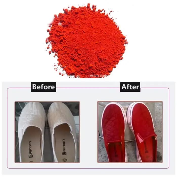10g/20g couleur rouge tissu colorant Pigment colorant pour vêtements Textile teinture vêtements rénovation pour coton Nylon peinture acrylique