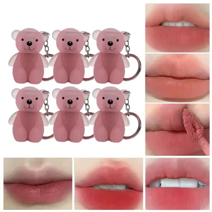 Art Value Bear Velvet Lip Clay avec rouge à lèvres blanc soyeux
