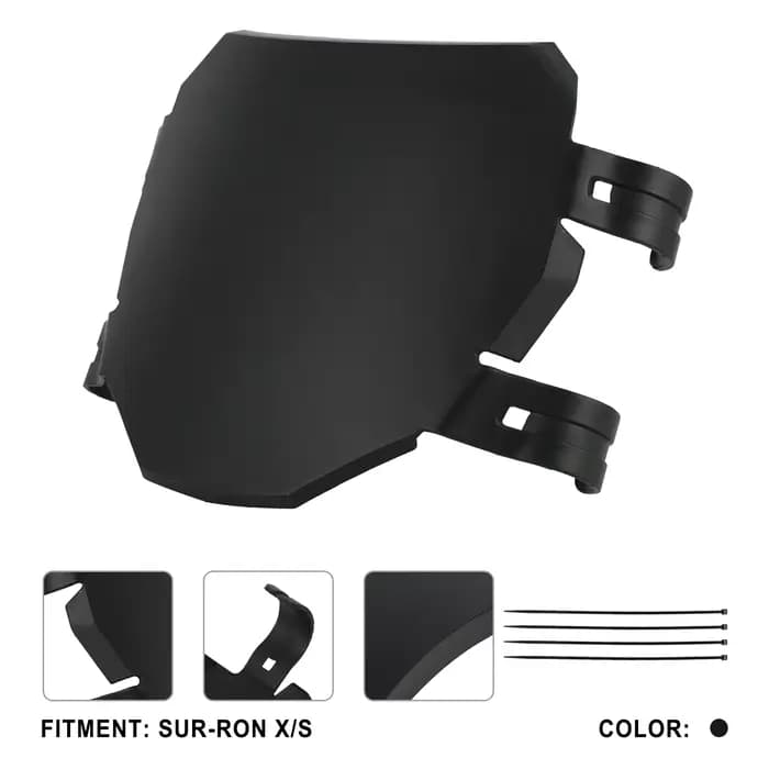 Plaque d'immatriculation avant pour Talaria Sting Stark Varg, accessoires de moto, plaque d'immatriculation pour Surron Lightbee S/X e-bike