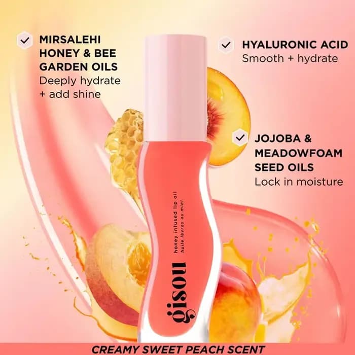 Gisou Original hydratant pastèque huile pour les lèvres brillant soin