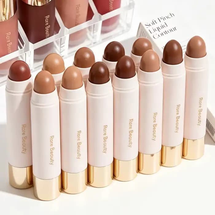 Rare Beauty Always Sunny Happy Sol Silky Three-dimensional Bronze Contour Stick Natural Matte Adapté pour le maquillage du nez