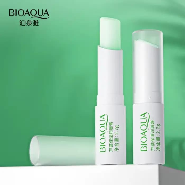 BIOAQUA naturel Aloe hydratant baume à lèvres incolore affiner réparer les rides