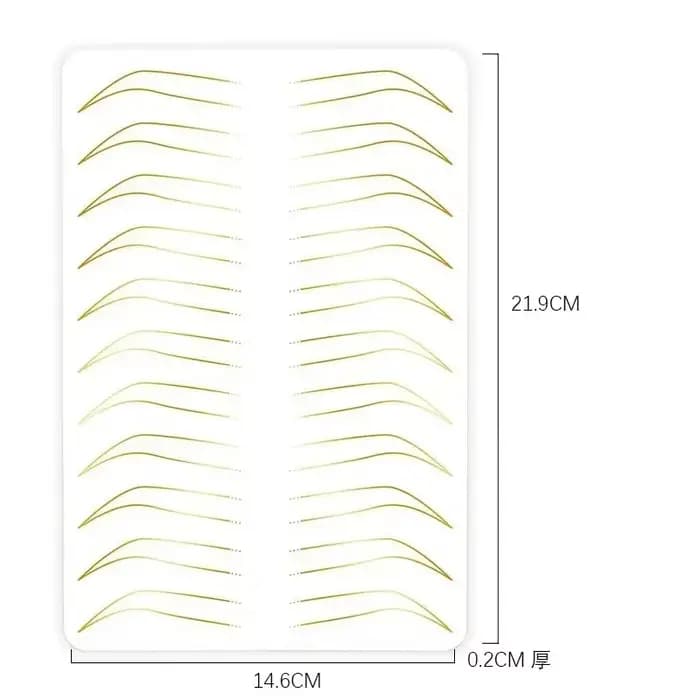 Double face Microblading épais tatouage sourcils et lèvres pratique peau aucune encre requise formation au maquillage Permanent