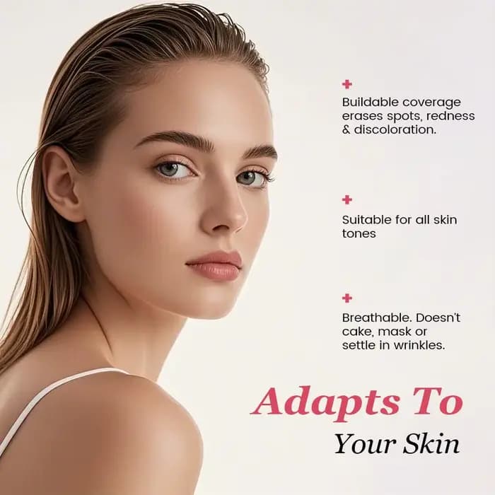 Fond de Teint Adaptatif Smooche SPF qui Change de Couleur – Correcteur