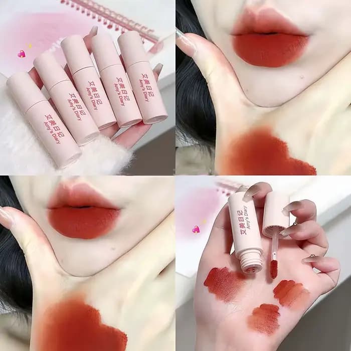 Rouge à lèvres liquide mat nude sexy 6 couleurs