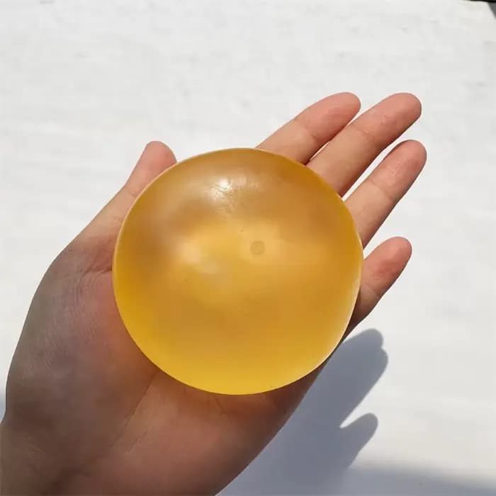 Balle à presser en gelée transparente Vaseline, colorée, à étirement lent, anti-stress, jouet sensoriel, cadeau de loisirs