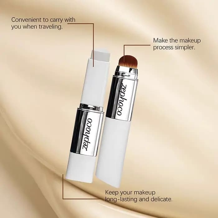 Bâton de fond de teint à couleur changeante, Base de maquillage coréenne, correcteur à haute couverture, couleur chair naturelle, 2 en 1