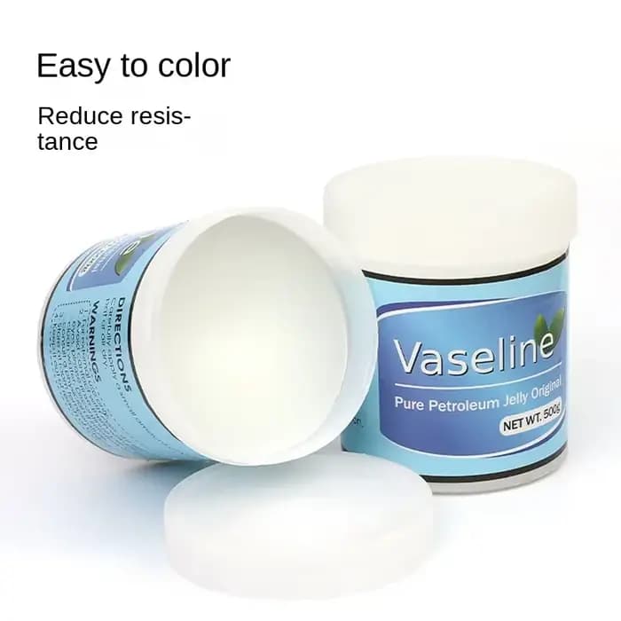 Vaseline Tatouage Classique Pratique 500g Bouteille Blanche pour Lubrification Cutanée et Coloration Auxiliaire Tatouage