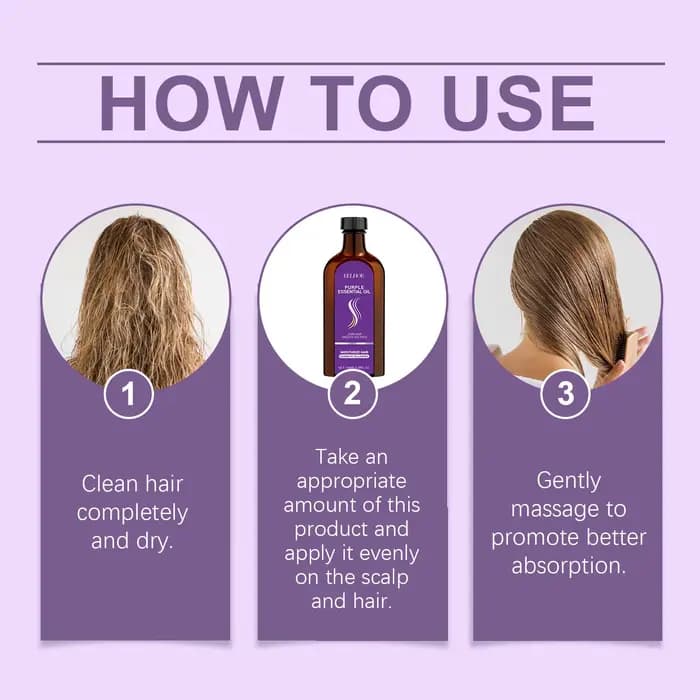 Traitement capillaire à l'huile pour cheveux secs, abîmés et crépus, lisse, brillant, répare les pointes fourchues, hydrate, nourrit, sérum sans rinçage