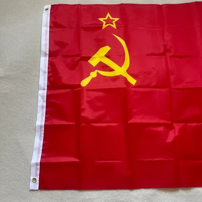 Drapeau du Fête Communiste de Chine Drapeau de Russie 90x150 cm Drapeau de l'ancienne Union Soviétique des Républiques Socialistes Soviétiques interdit