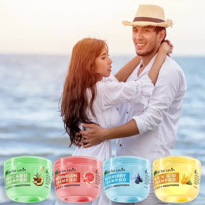 Pack Shampoing Fruits Tropicaux - Hydratation Profonde, Réparation Cheveux Secs Abîmés - Soin Capillaire Spécial Saison Automne Hiver