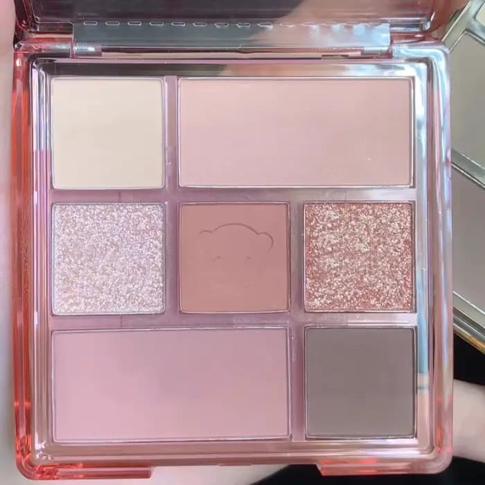Nouveau plateau d'ombre à paupières 7 couleurs Palette de faible Saturation entièrement mat coréen maquillage des yeux