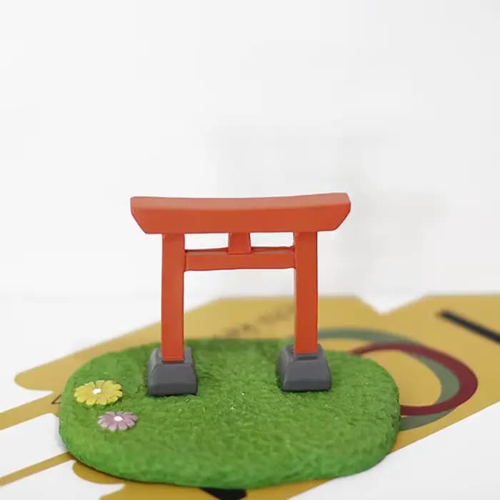 Porte Torii japonaise miniature rouge, étagère d'autel Shinto, mini sanctuaire, porte de bénédiction traditionnelle japonaise, Zen