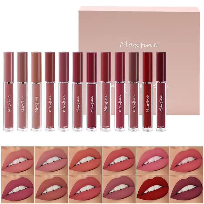 Ensemble de 6 documents de rouges à lèvres Jules Gloss