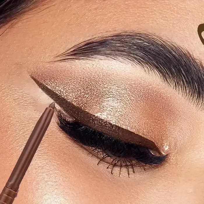 Crayon Eyeliner marron imperméable longue durée bleu noir