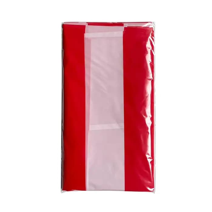 Nappe jetable à rayures rouges et blanches 137x274cm, nappe de fête d'anniversaire, de mariage, de Noël, nappe rectangulaire, chiffon anti-poussière pour bureau, décoration