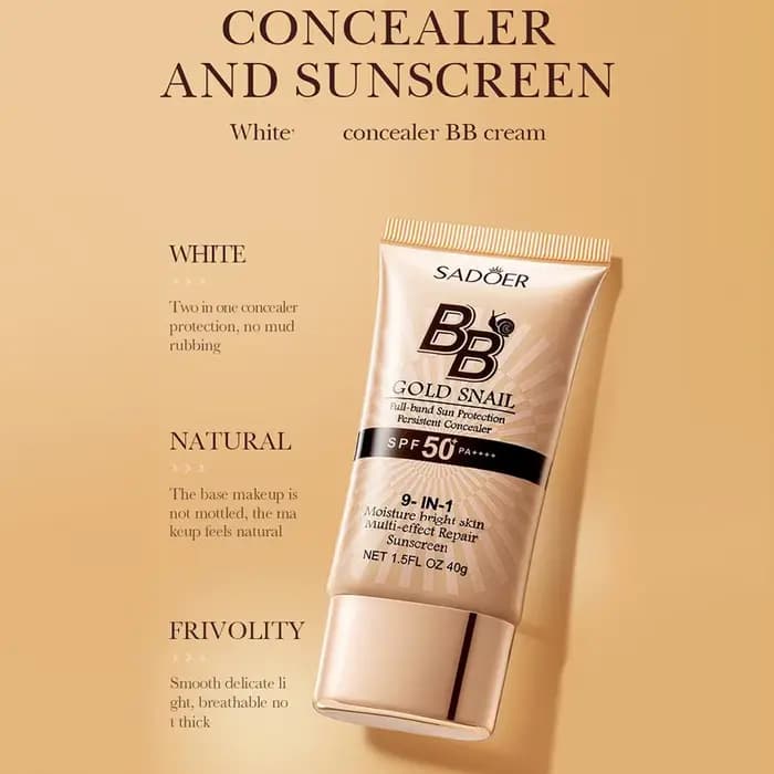 BB crème fond de teint 2 couleurs éclaircir même